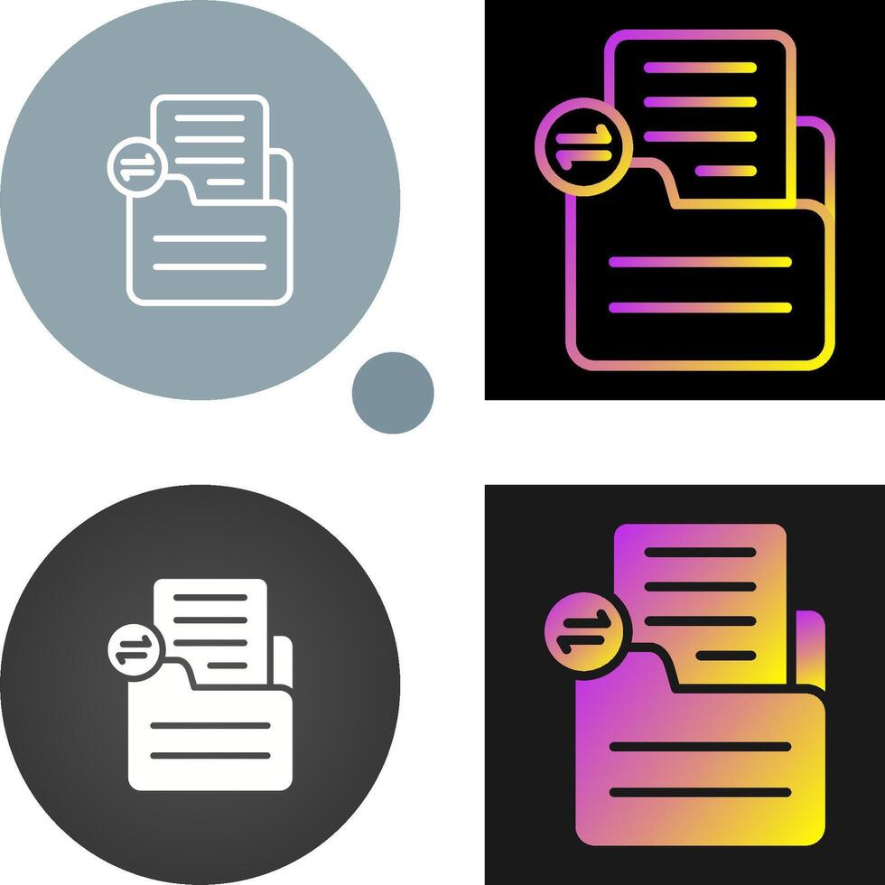 Document Share Vector Icon