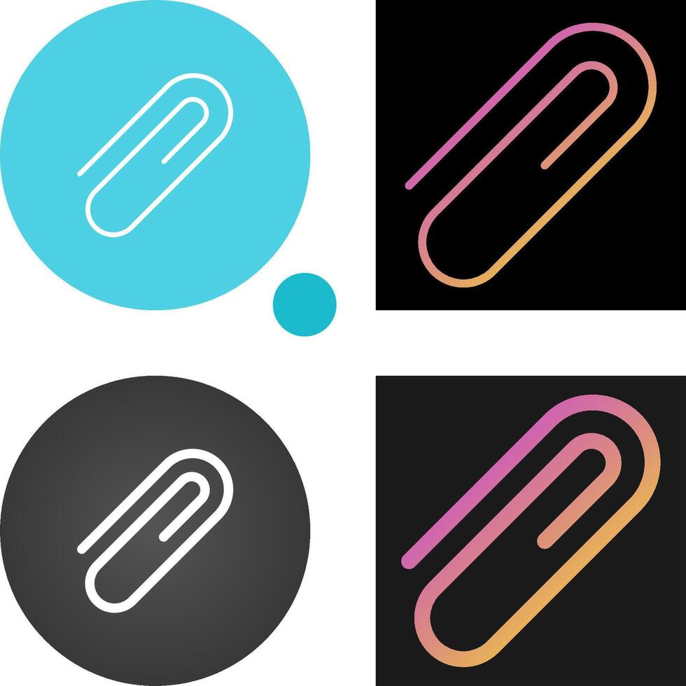 Paperclip Vector Icon