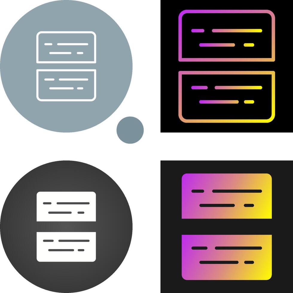 Document Split Vector Icon