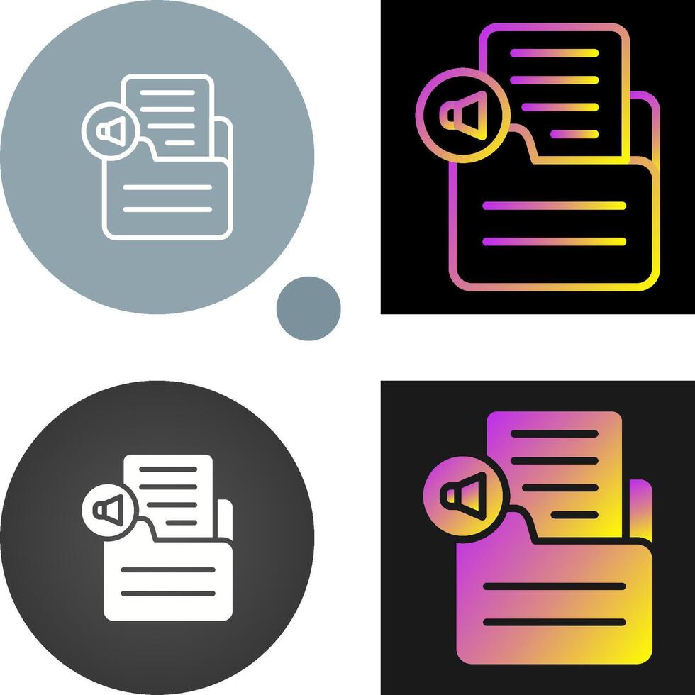 Document Insert Audio Vector Icon