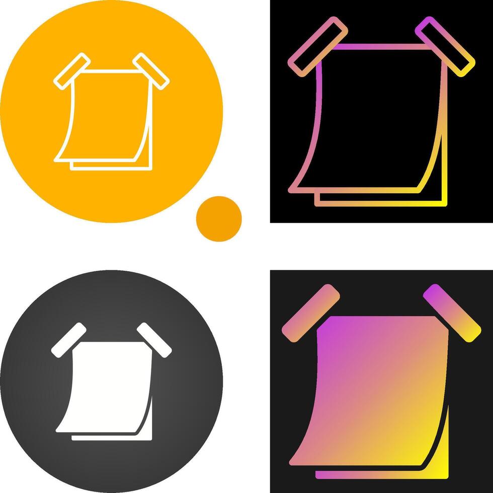 Sticky note Vector Icon