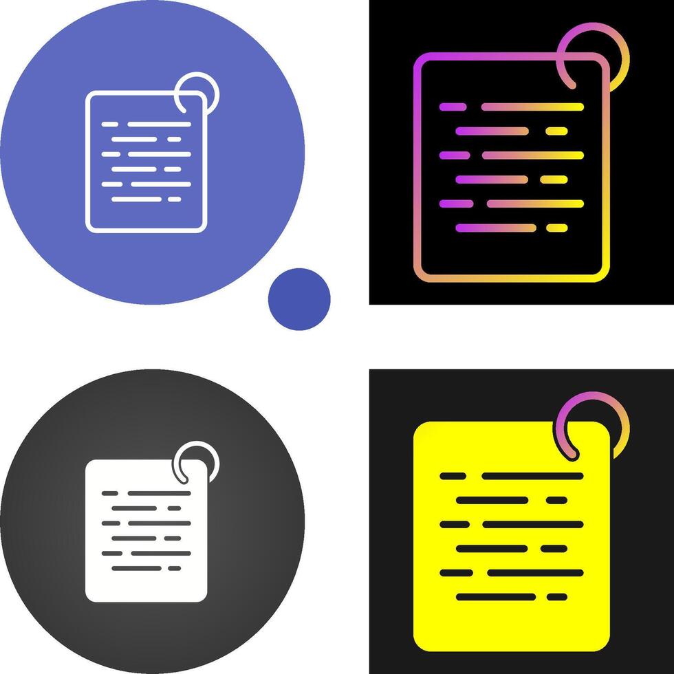 Document Vector Icon