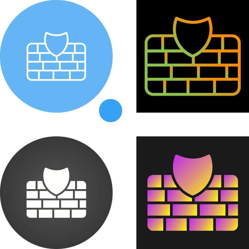 Firewall Vector Icon