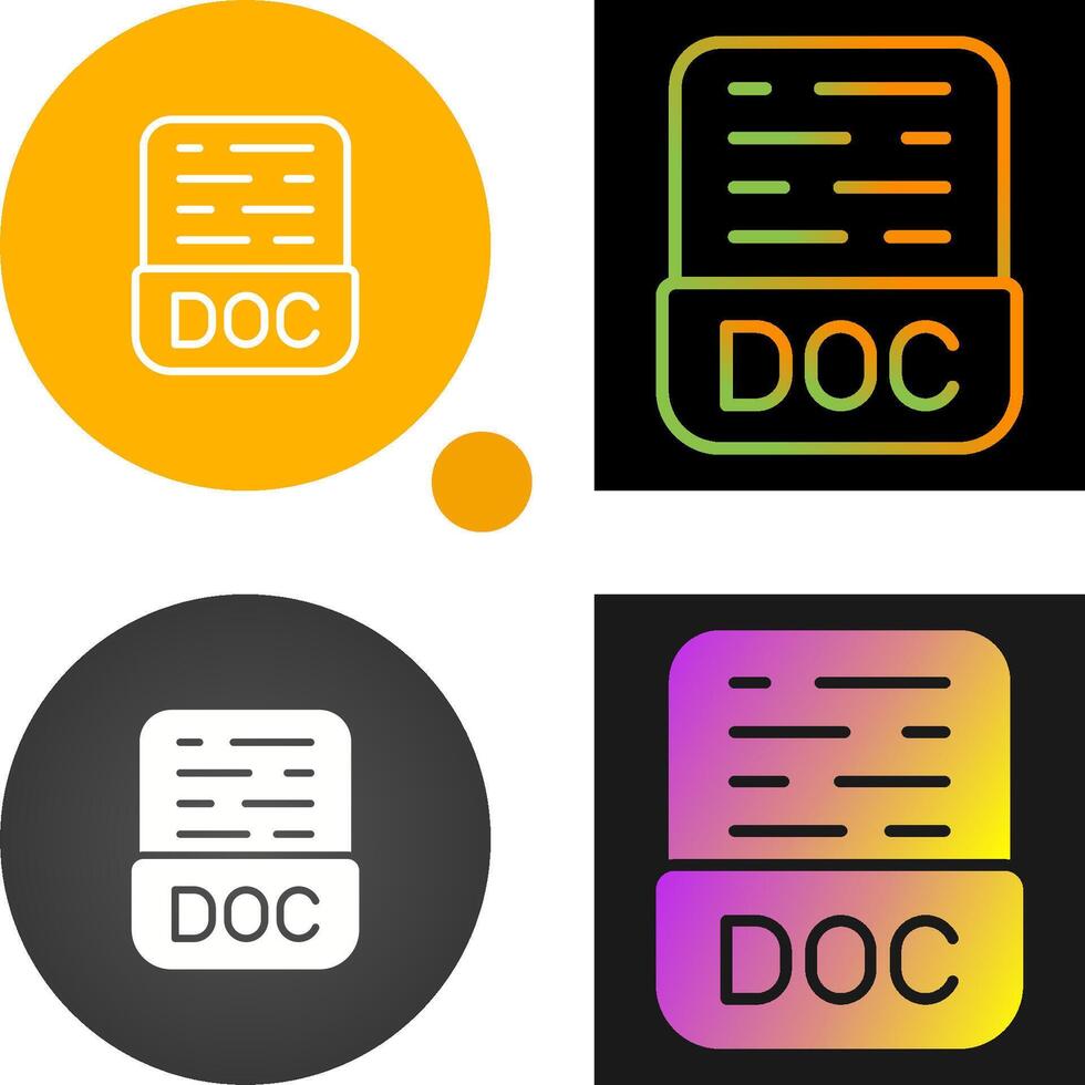 DOC Vector Icon