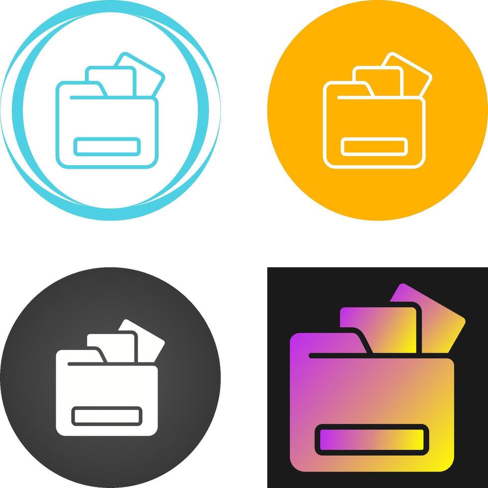 Document Storage Vector Icon