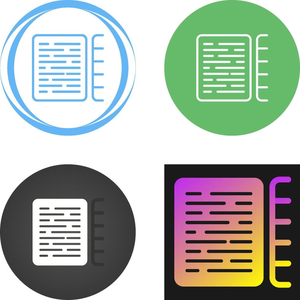 Document Indexing Vector Icon