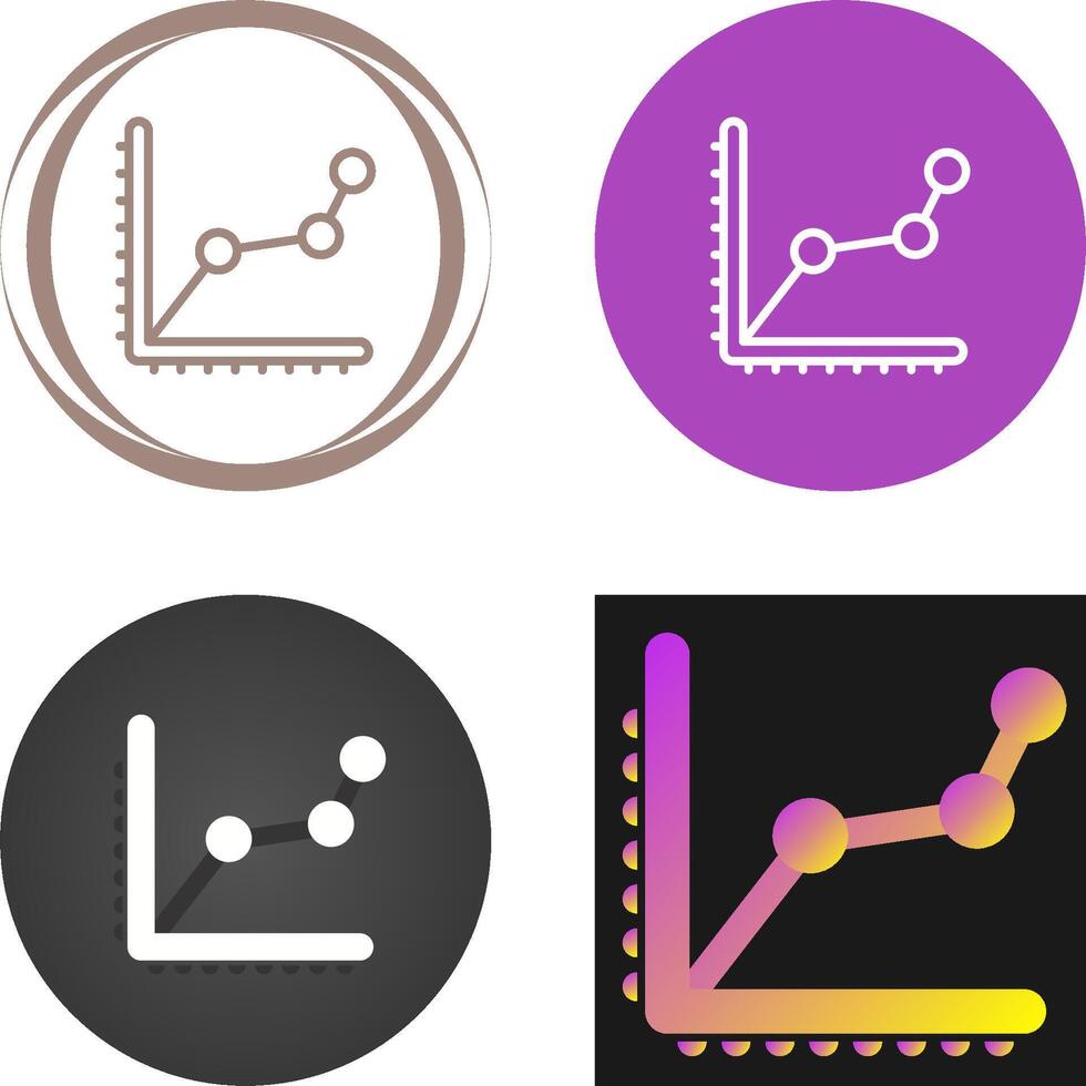 Line Chart Vector Icon
