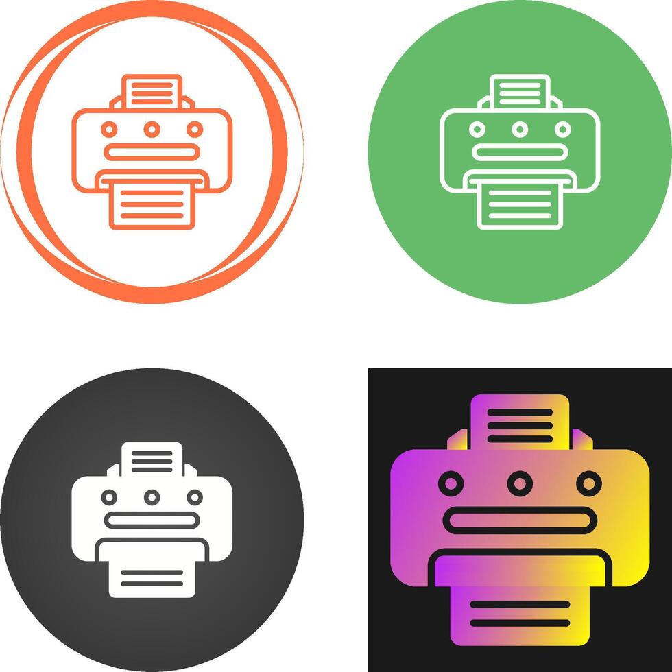 Printer Vector Icon