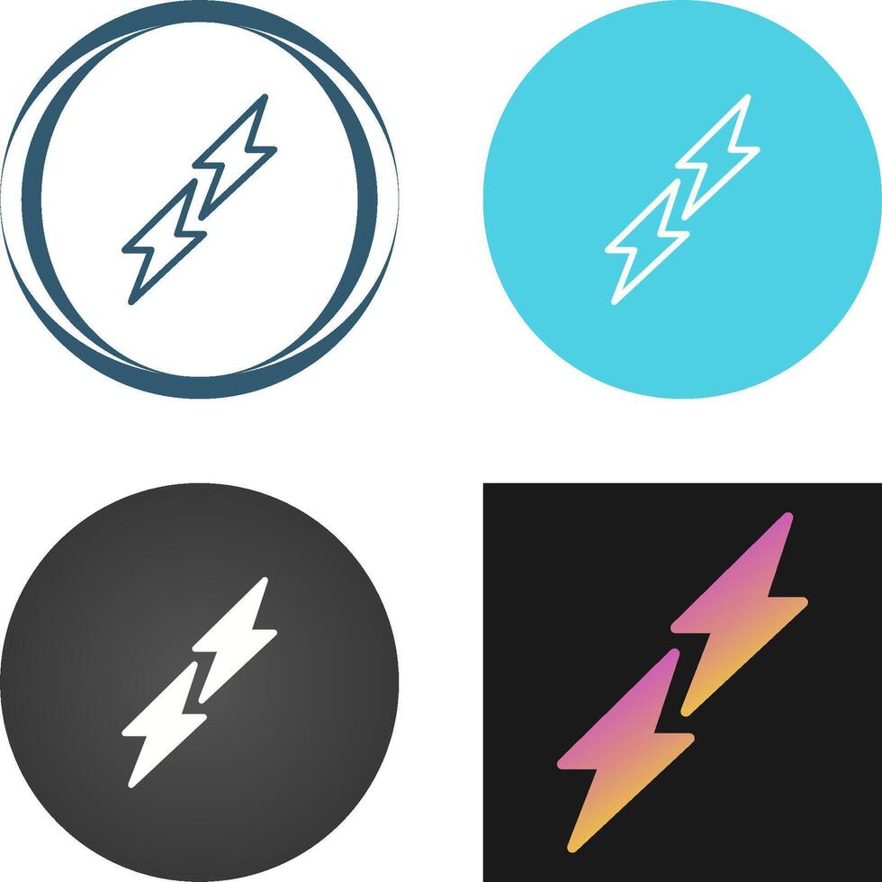 Lightning Vector Icon