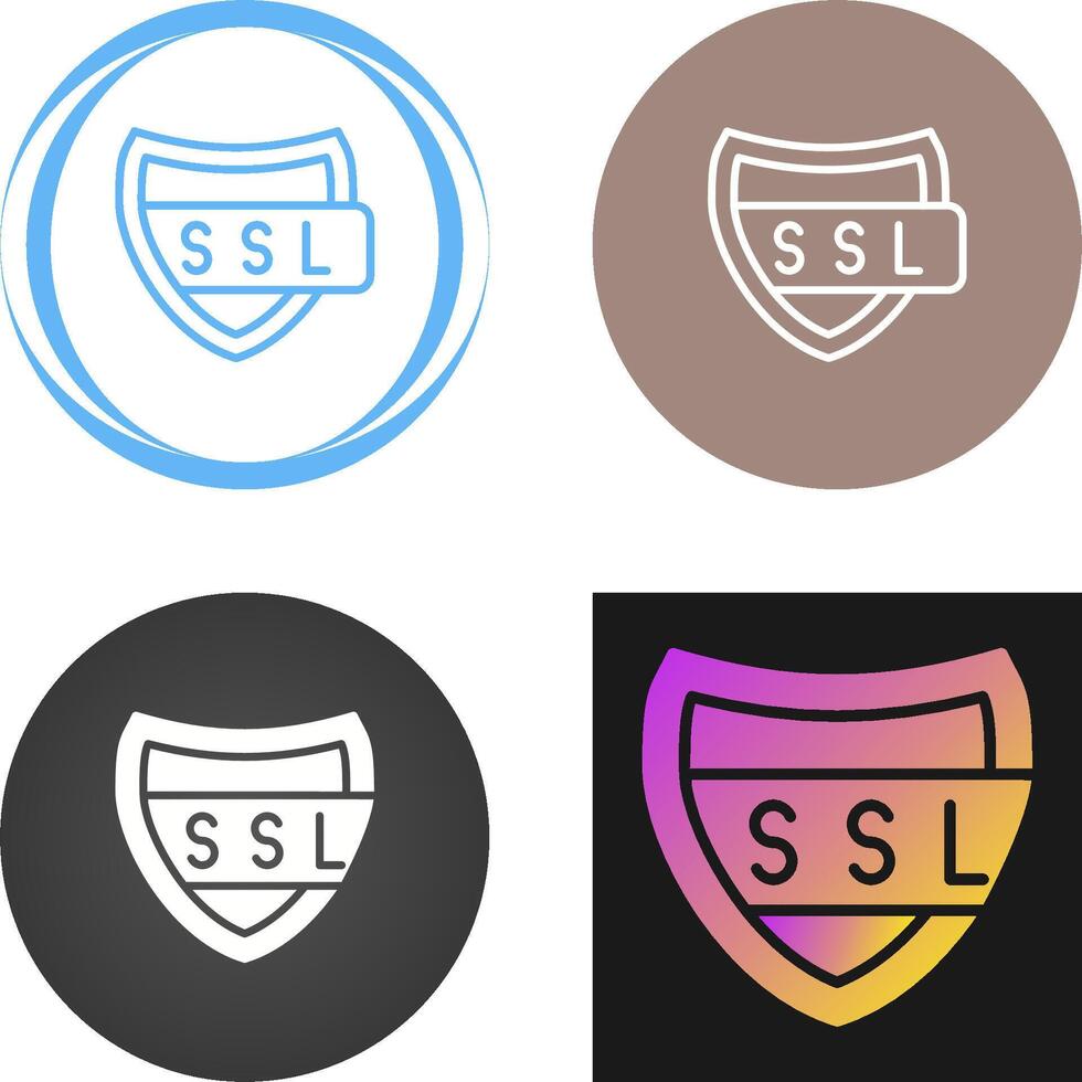 SSL Certificate Vector Icon