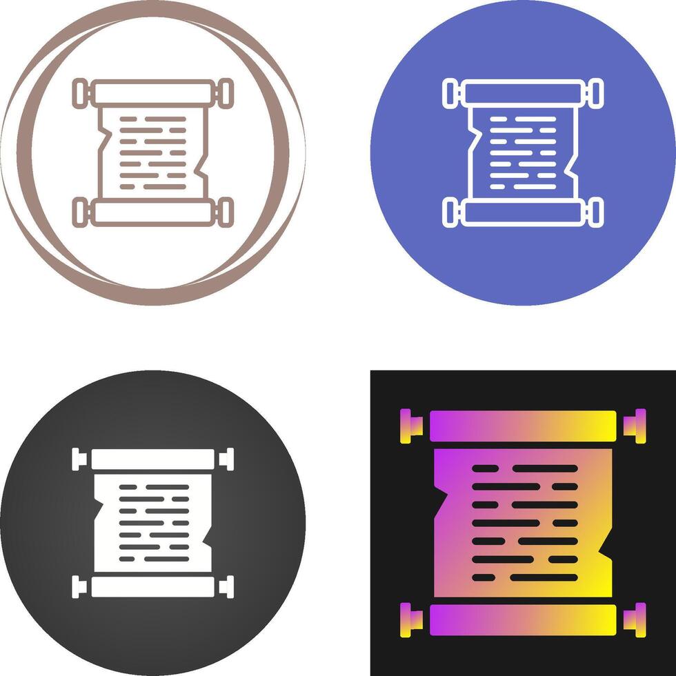Scroll Vector Icon
