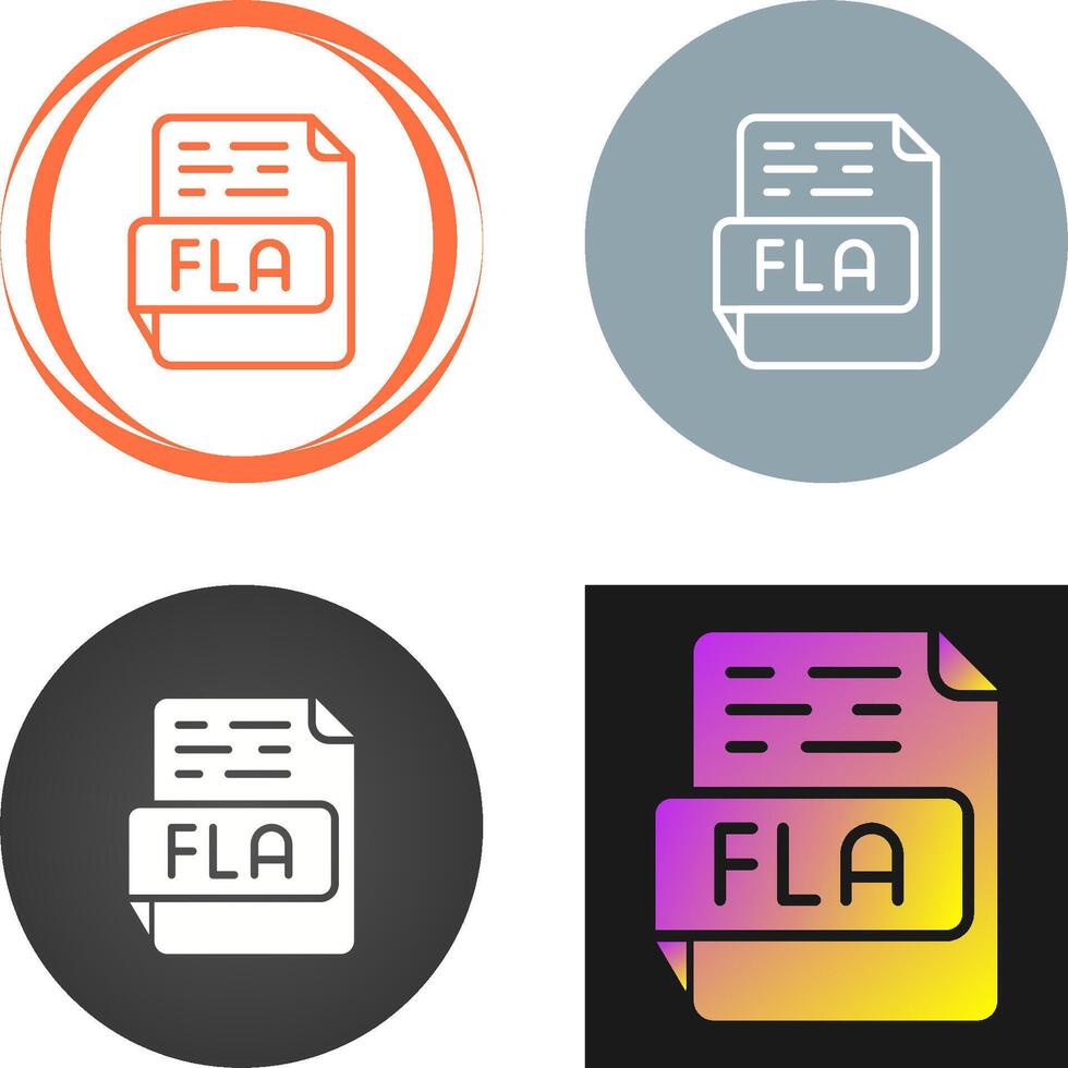 fla vector icono