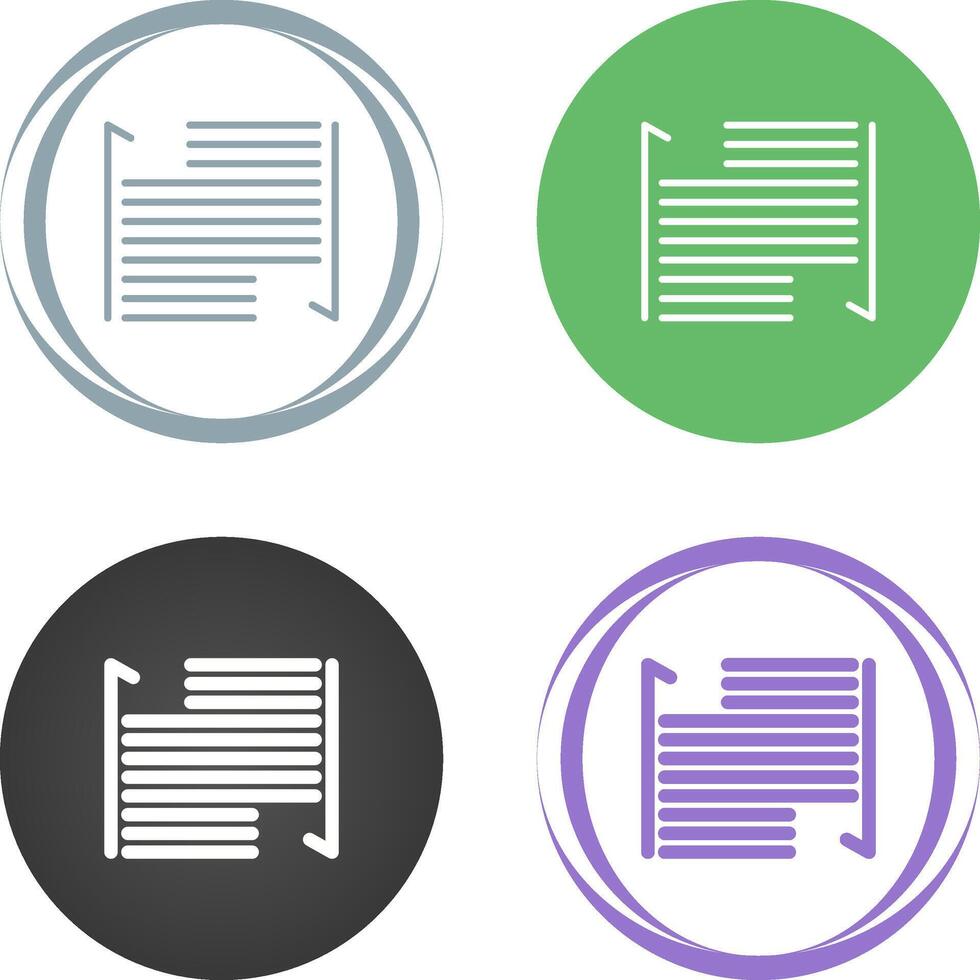 Indent Vector Icon