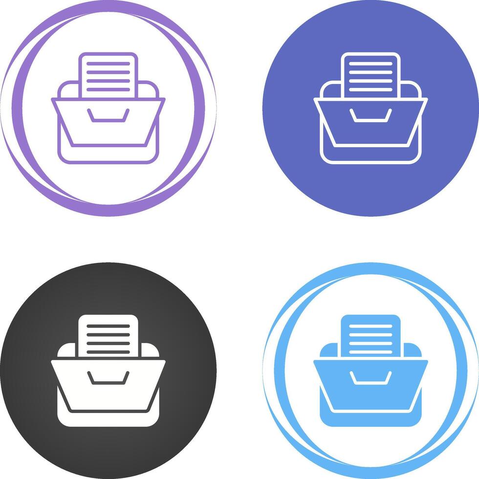 Filing Cabinet Vector Icon