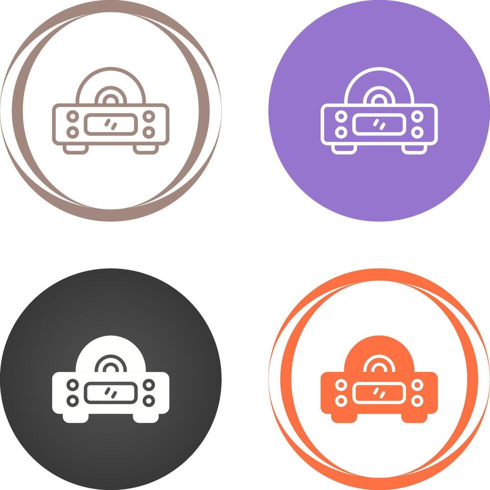 Cd Player Vector Icon