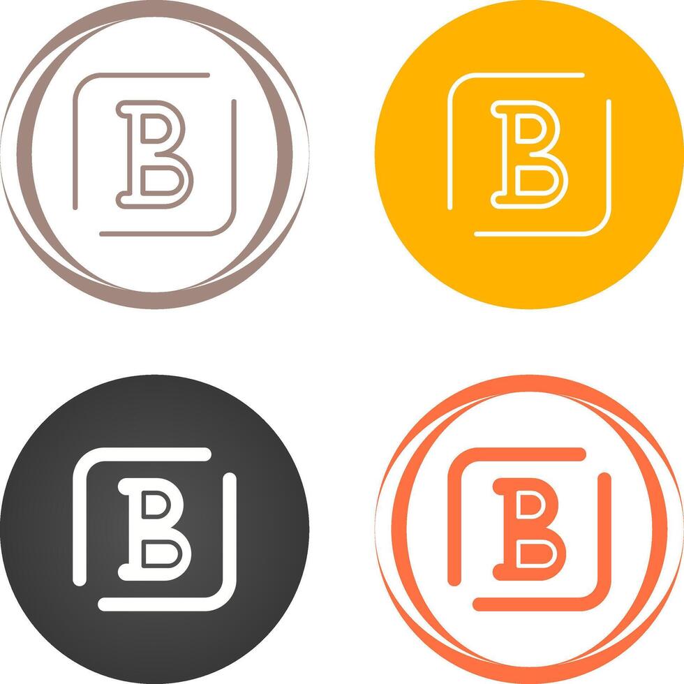 Bold Vector Icon