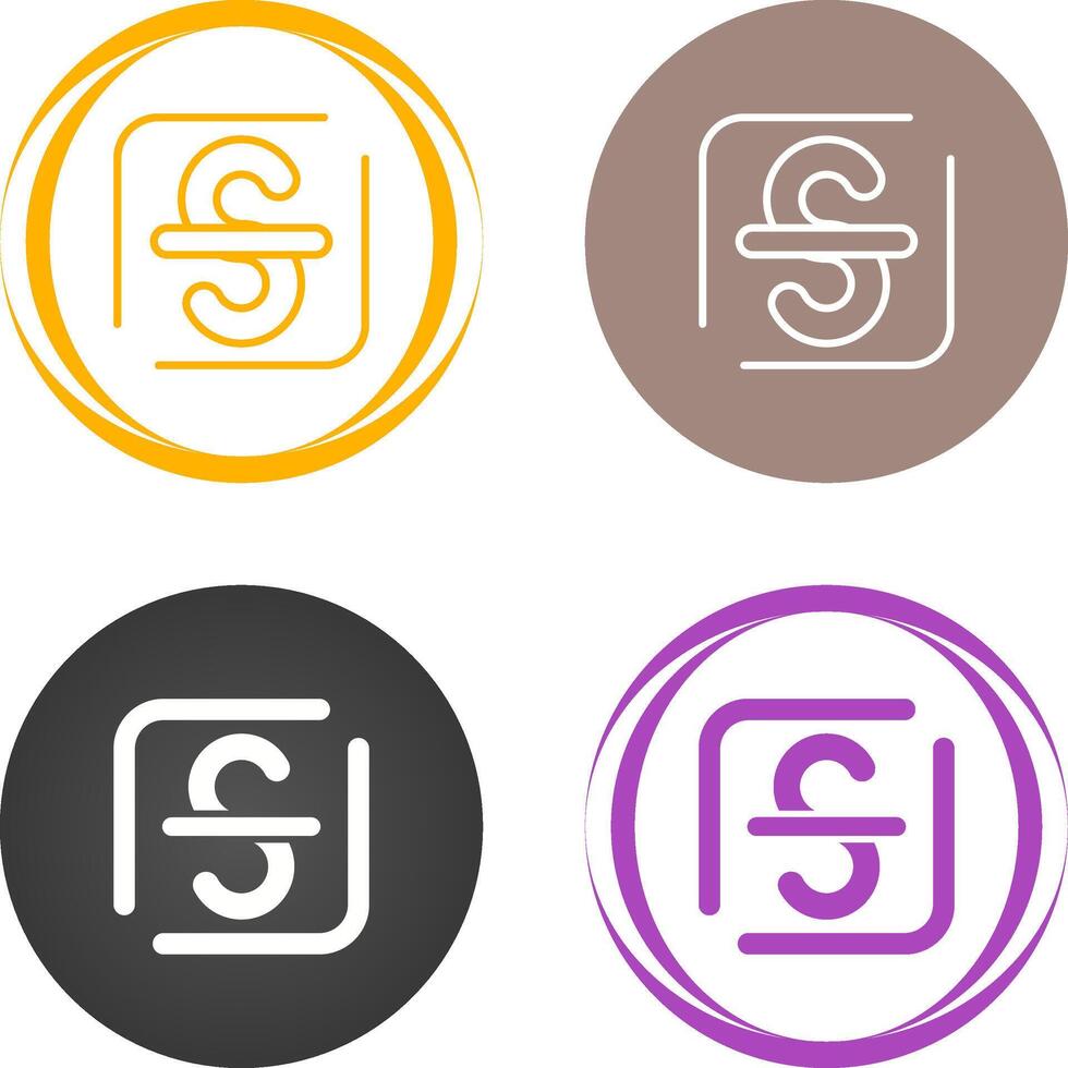 Strikethrough Vector Icon