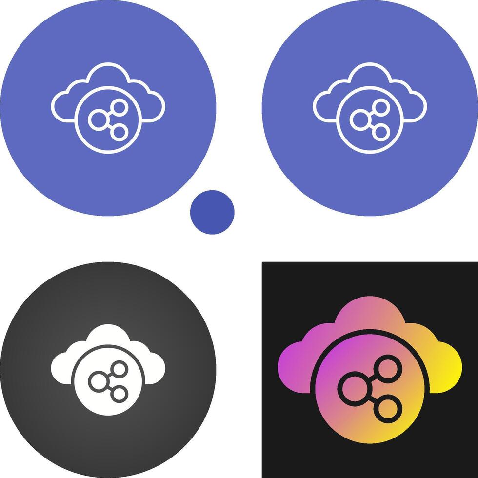 Cloud Computing Vector Icon