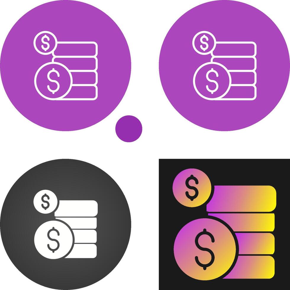 Coins Vector Icon