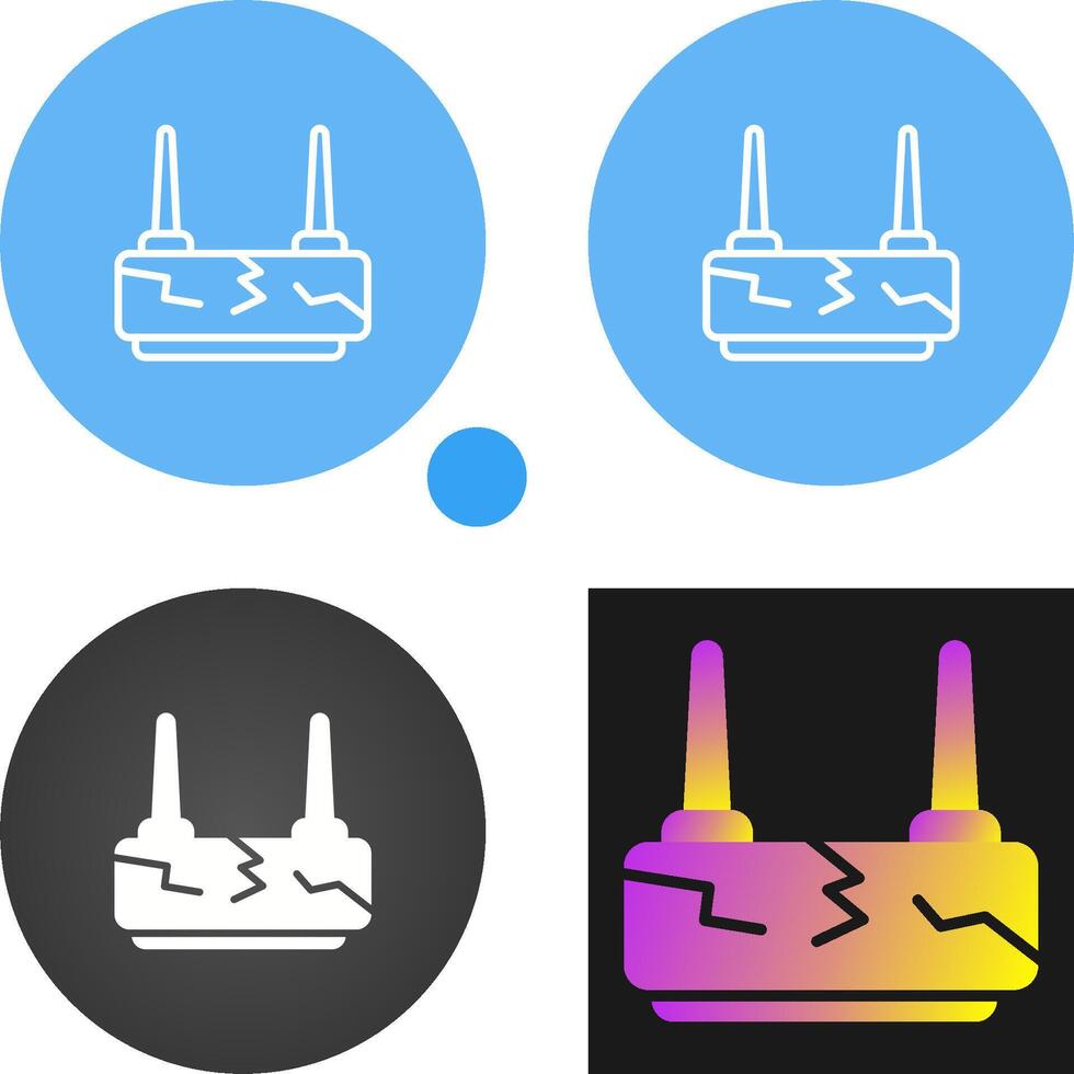 Router Device Vector Icon