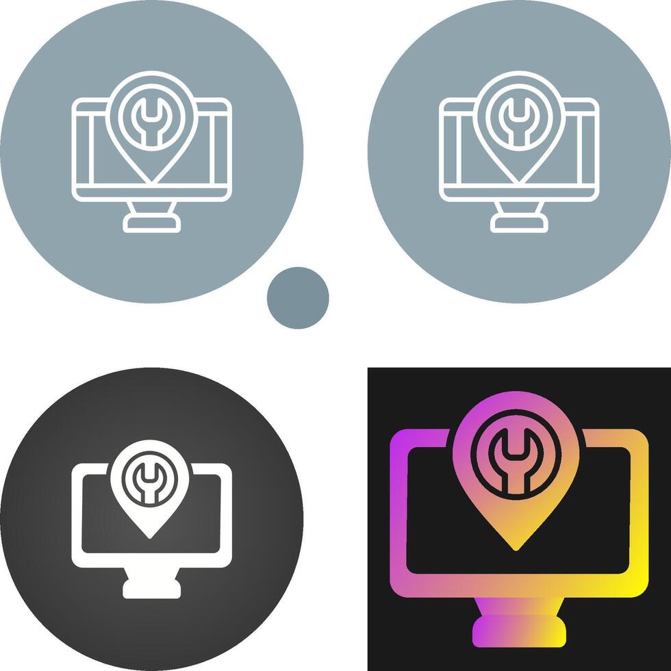 Computer Vector Icon