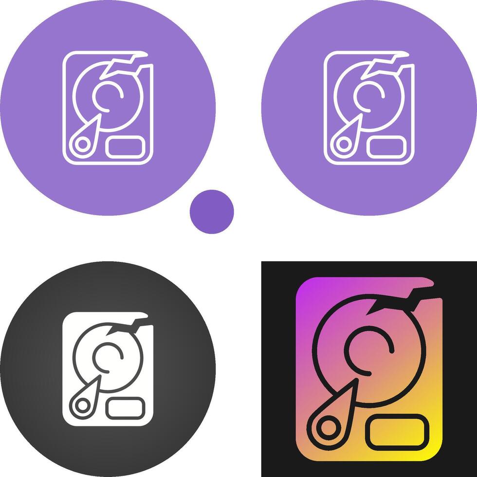 Hard Drive Vector Icon