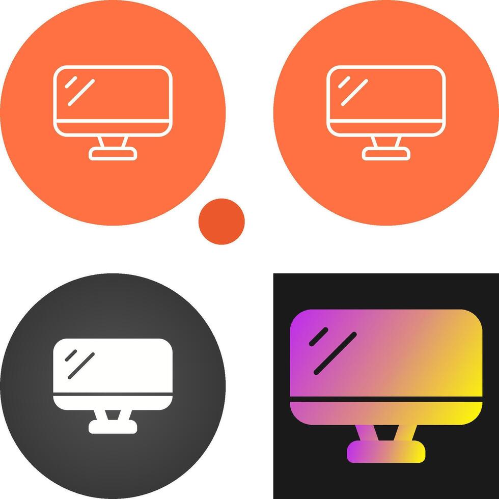 Monitor Vector Icon