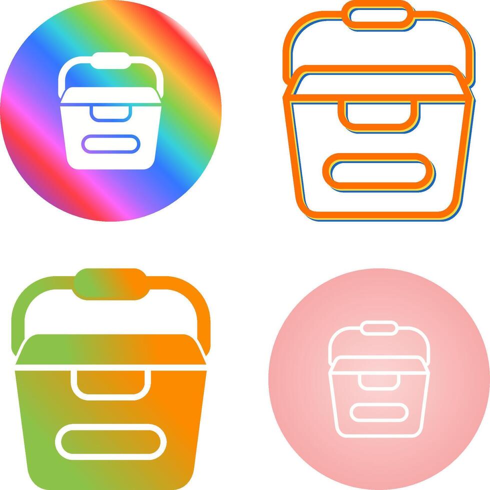 Portable water container Vector Icon