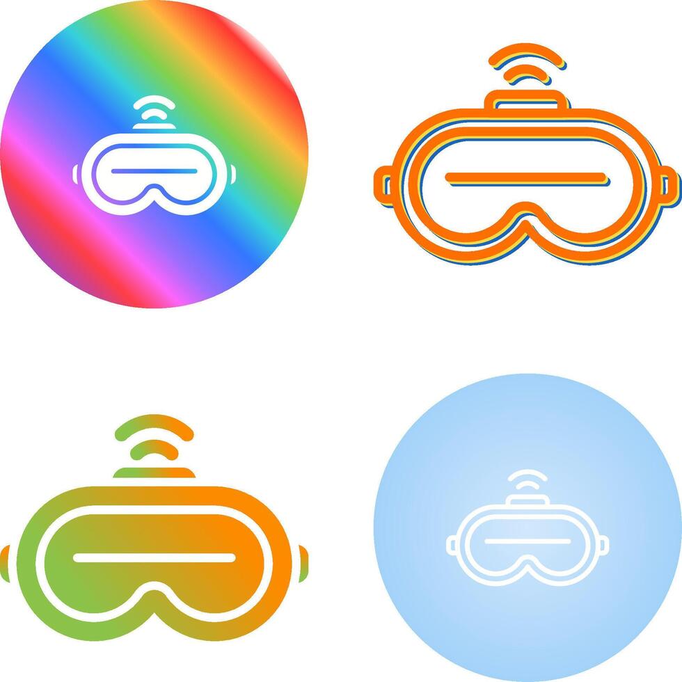 Augmented Reality Headset Vector Icon