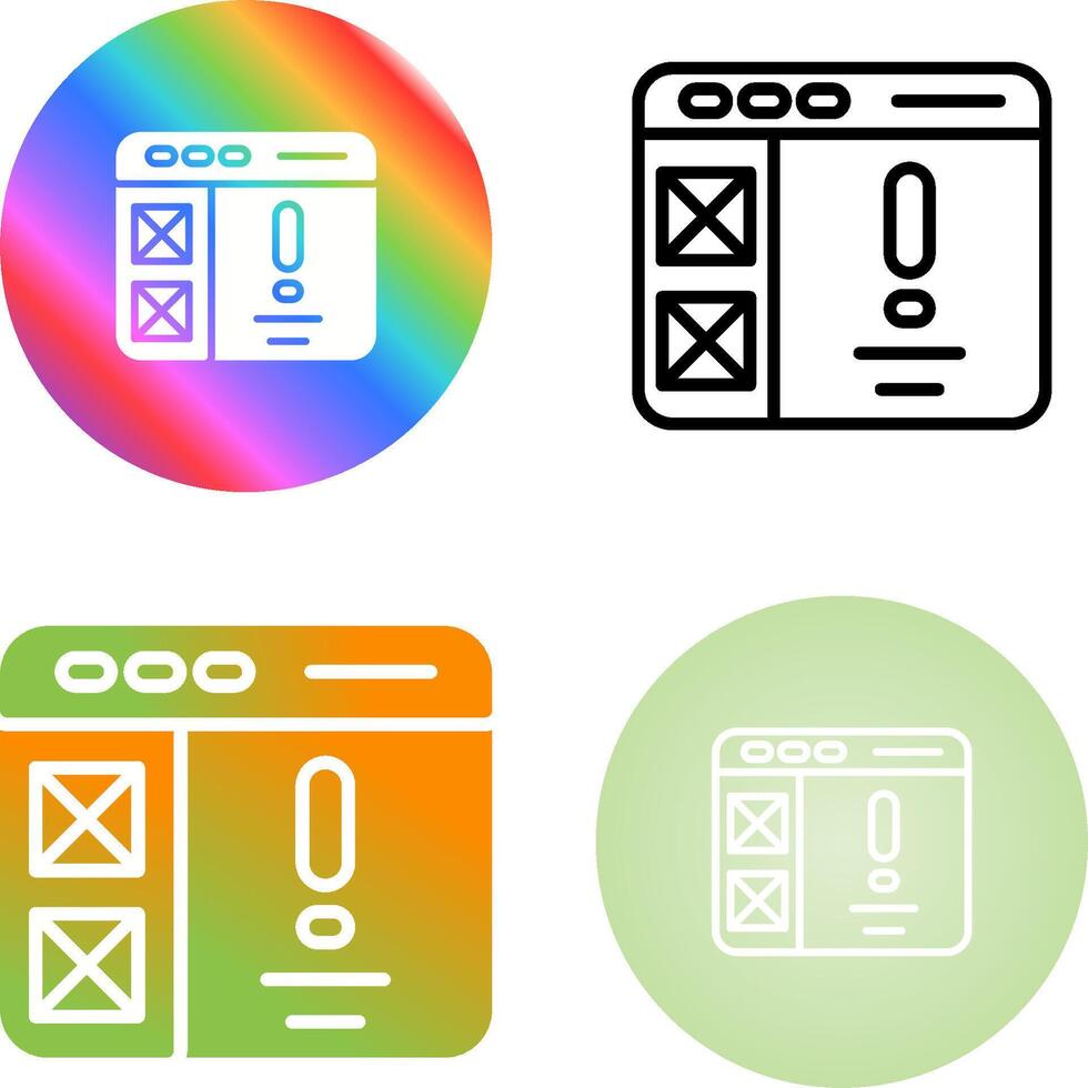 Information Design Vector Icon