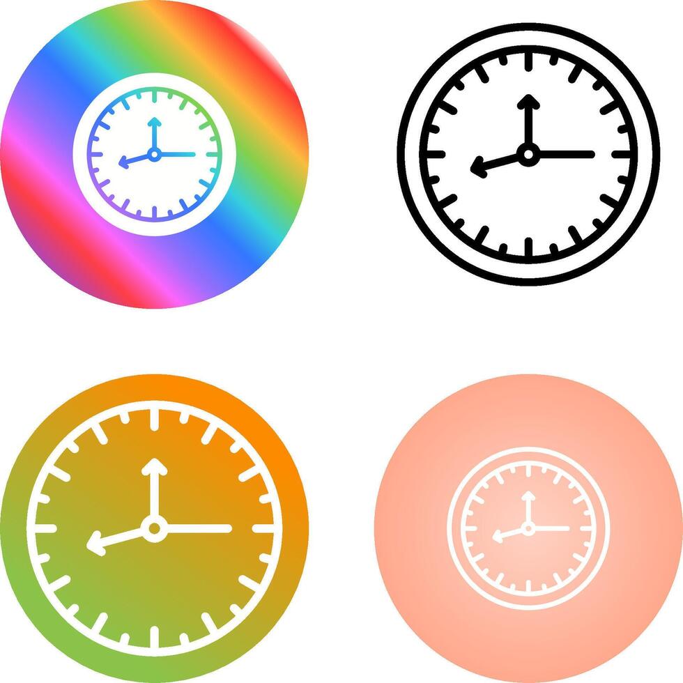 Clock Vector Icon