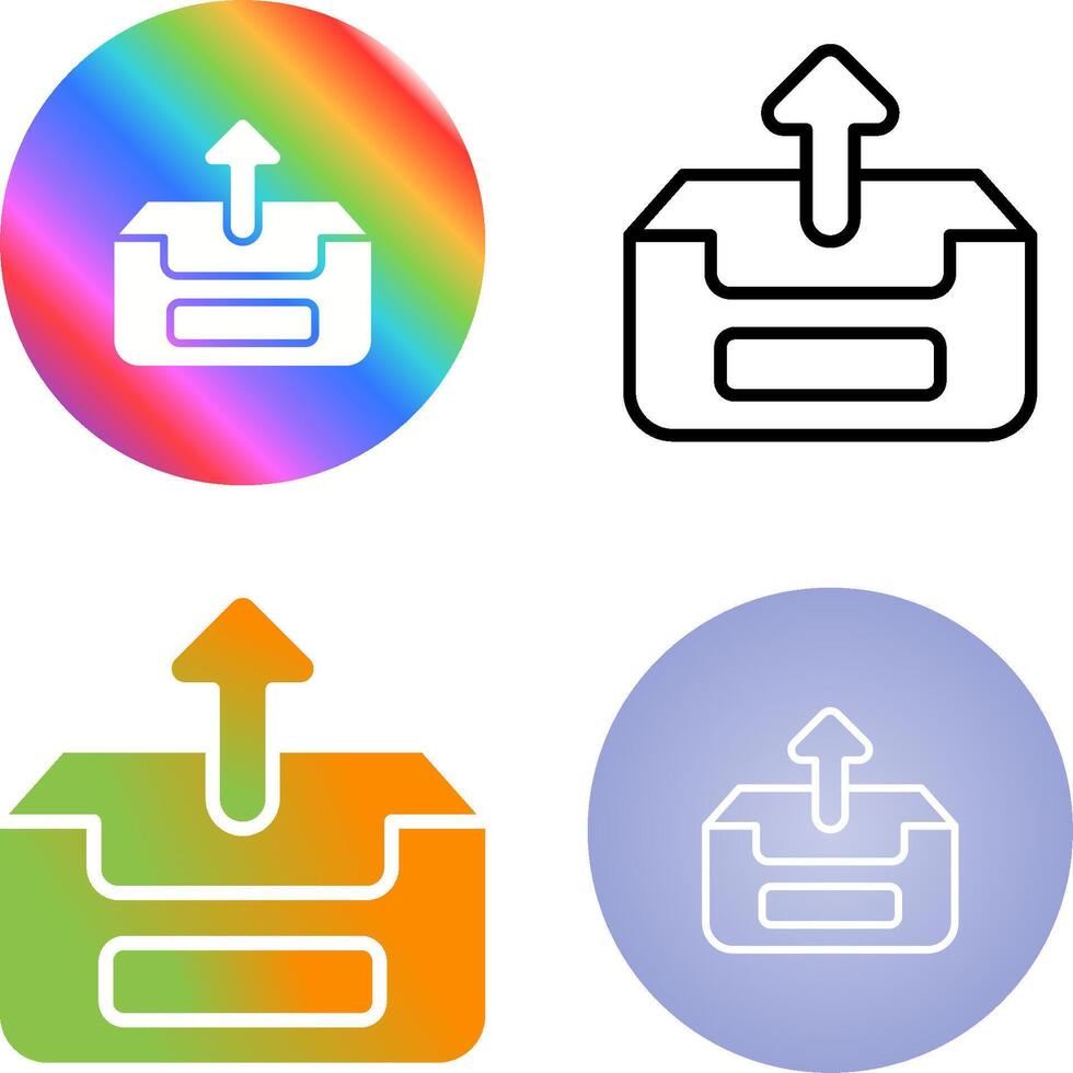Outbox Vector Icon