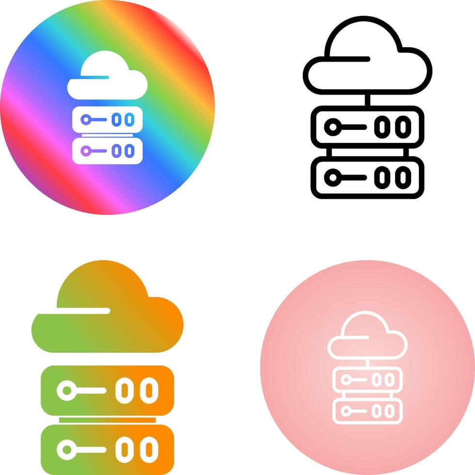 Cloud Computing Vector Icon