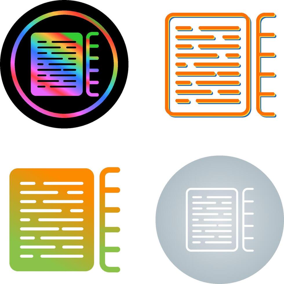 Document Indexing Vector Icon