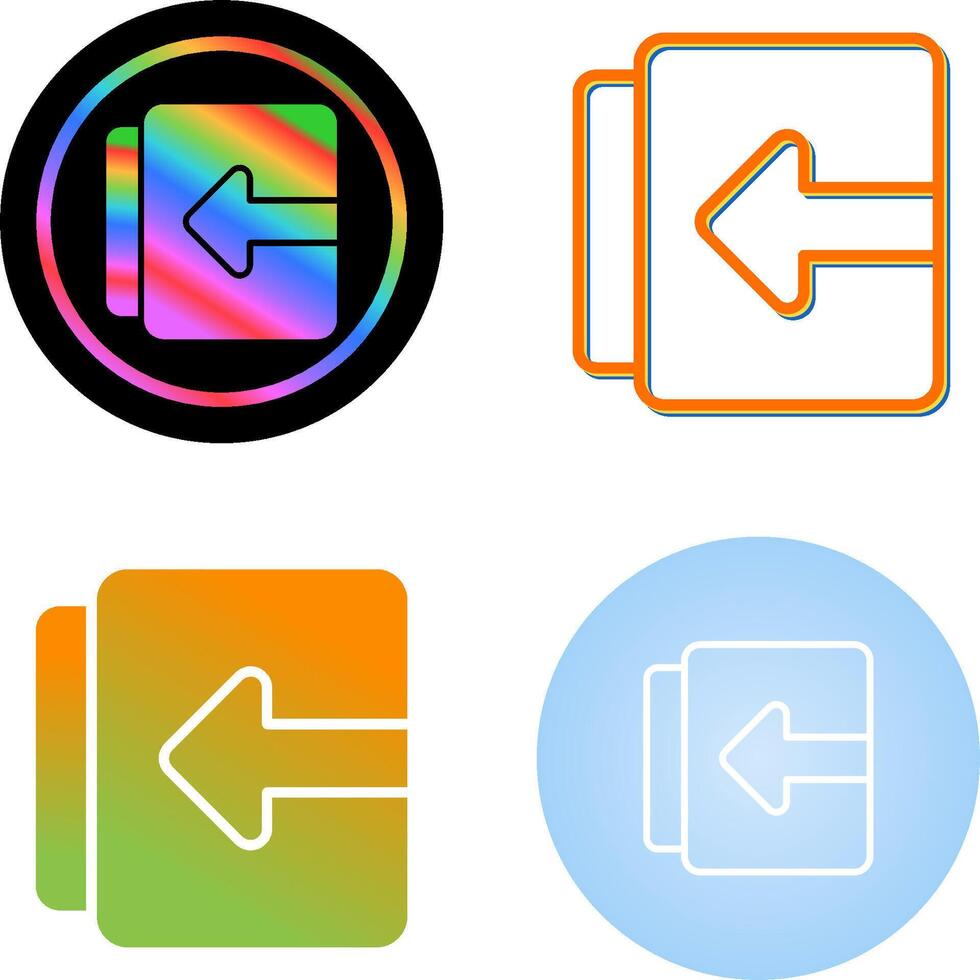 Document Import Vector Icon