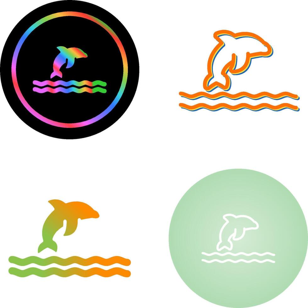 Dolphin Vector Icon