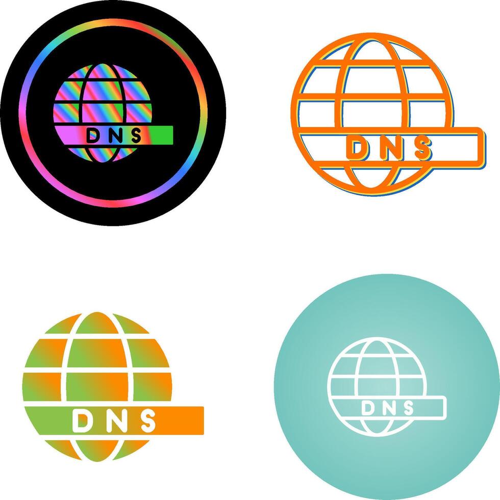 DNS Server Vector Icon