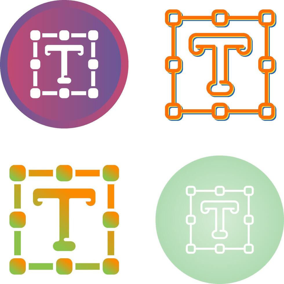 Text Tool Vector Icon