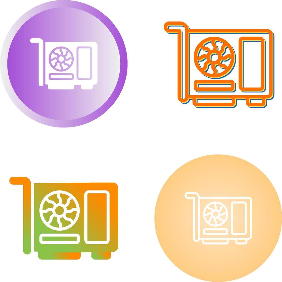 Graphic Card Vector Icon