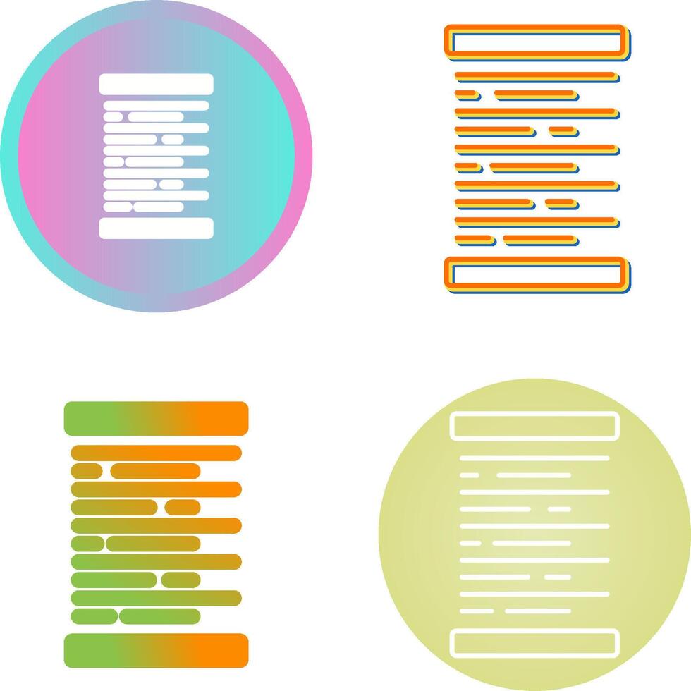 Left Alignment Vector Icon