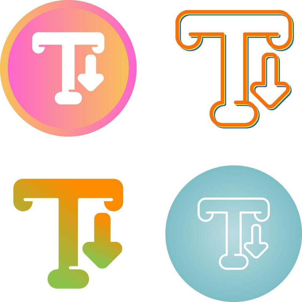 Typography Vector Icon