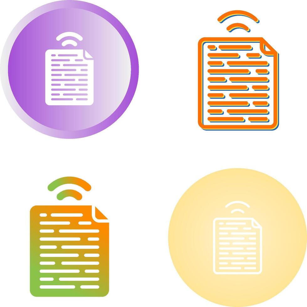 Document Vector Icon