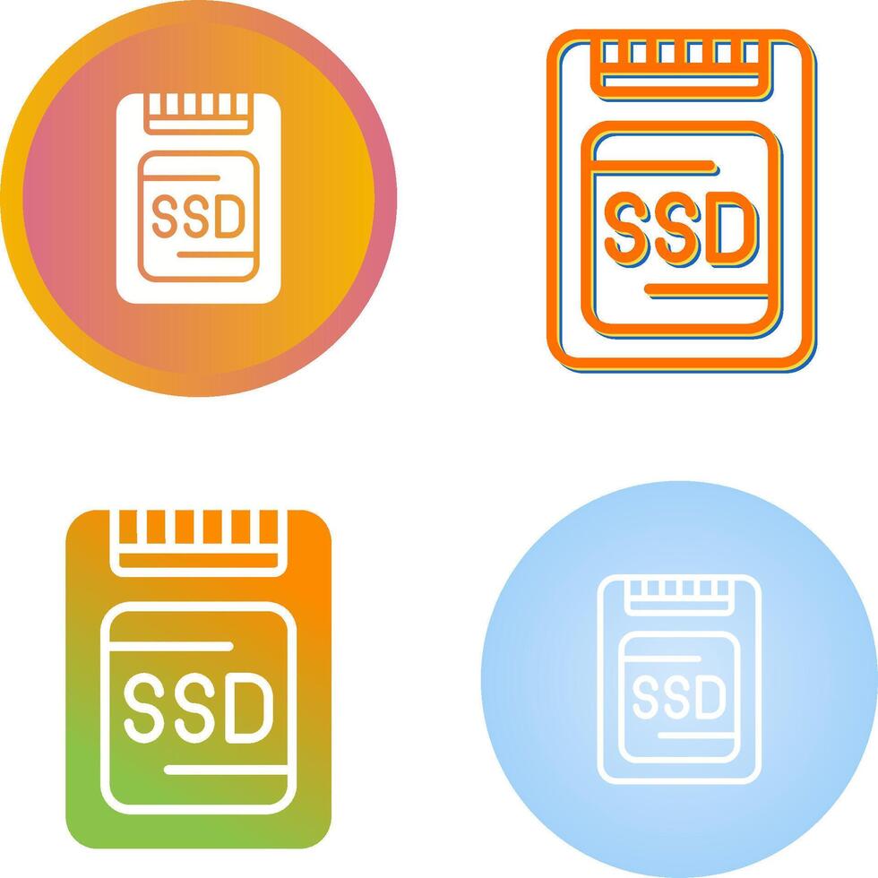 Ssd Vector Icon