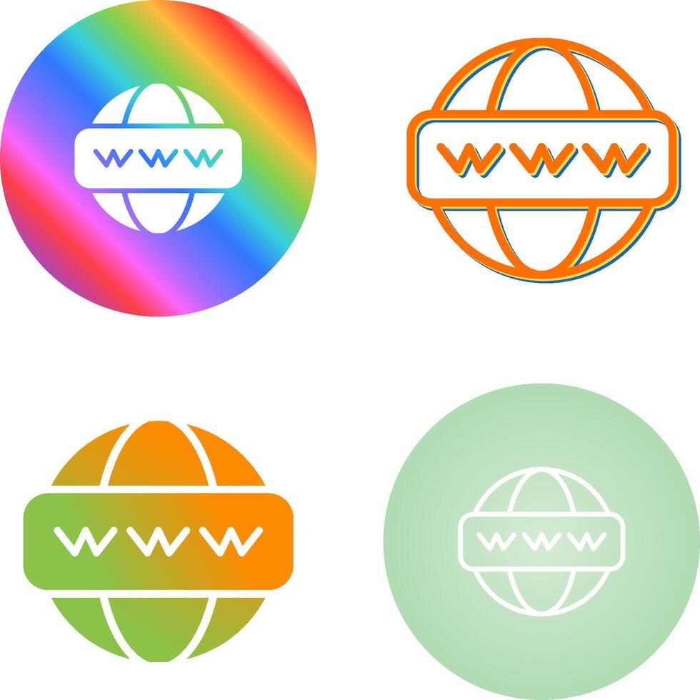 World Wide Web Vector Icon