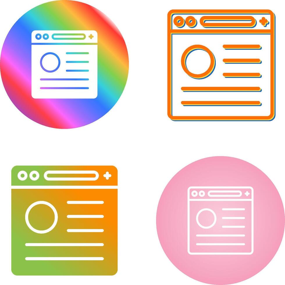 Browser Vector Icon
