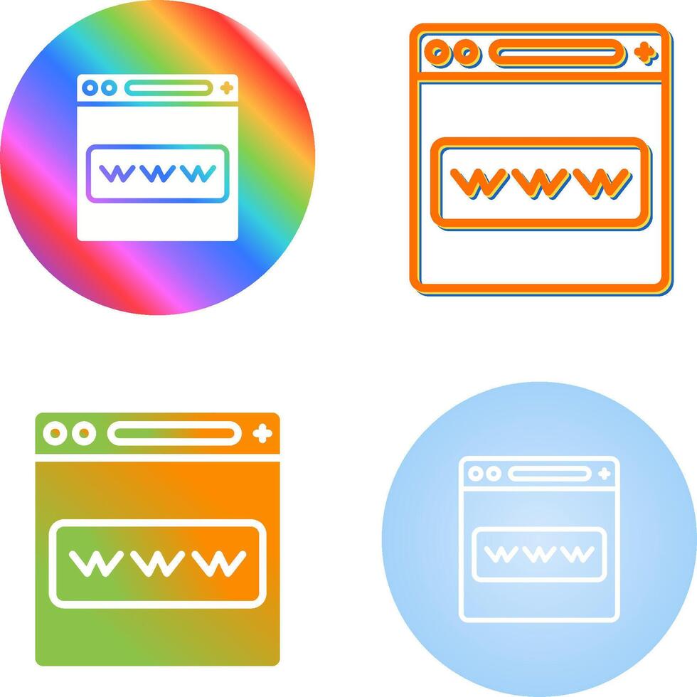 World Wide Web Vector Icon