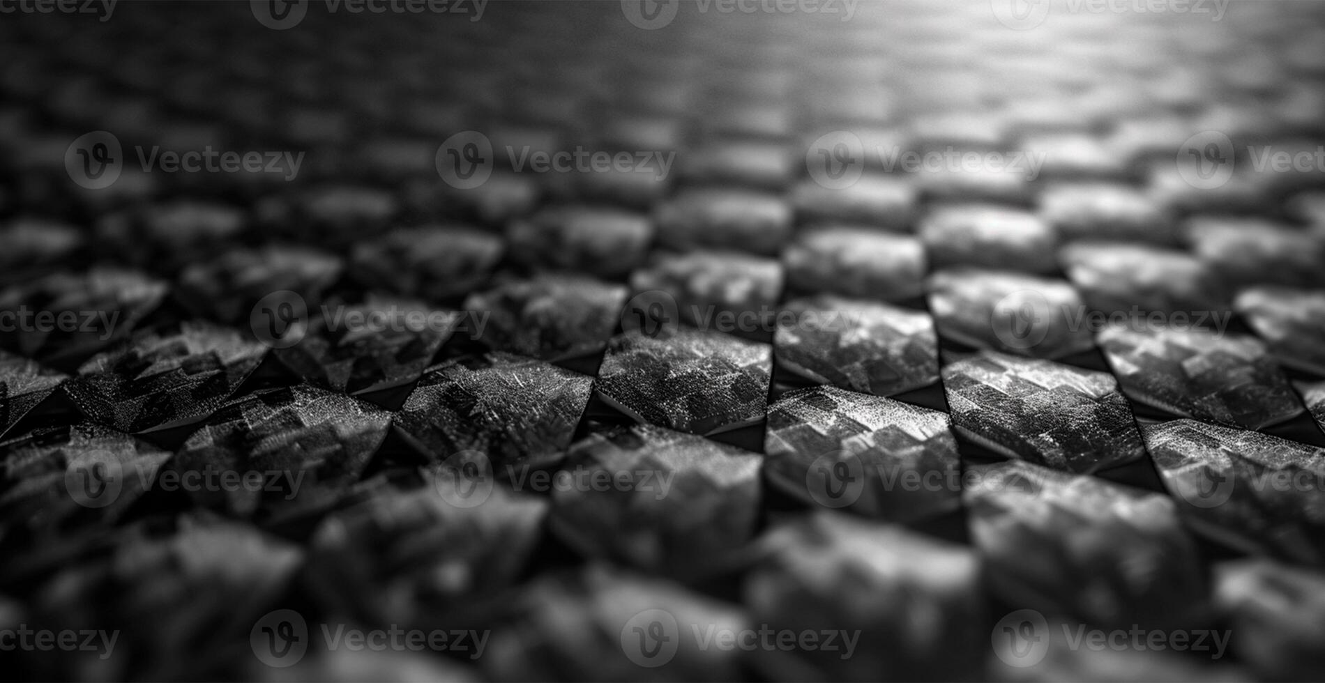 AI generated Black carbon texture, panoramic background - AI generated image photo