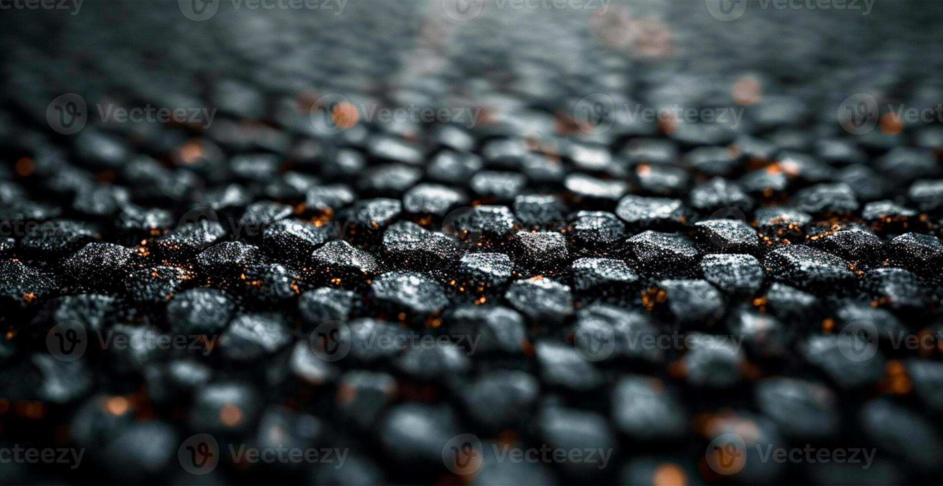 AI generated Black carbon texture, panoramic background - AI generated image photo