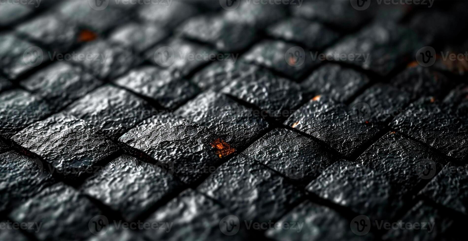 AI generated Black carbon texture, panoramic background - AI generated image photo