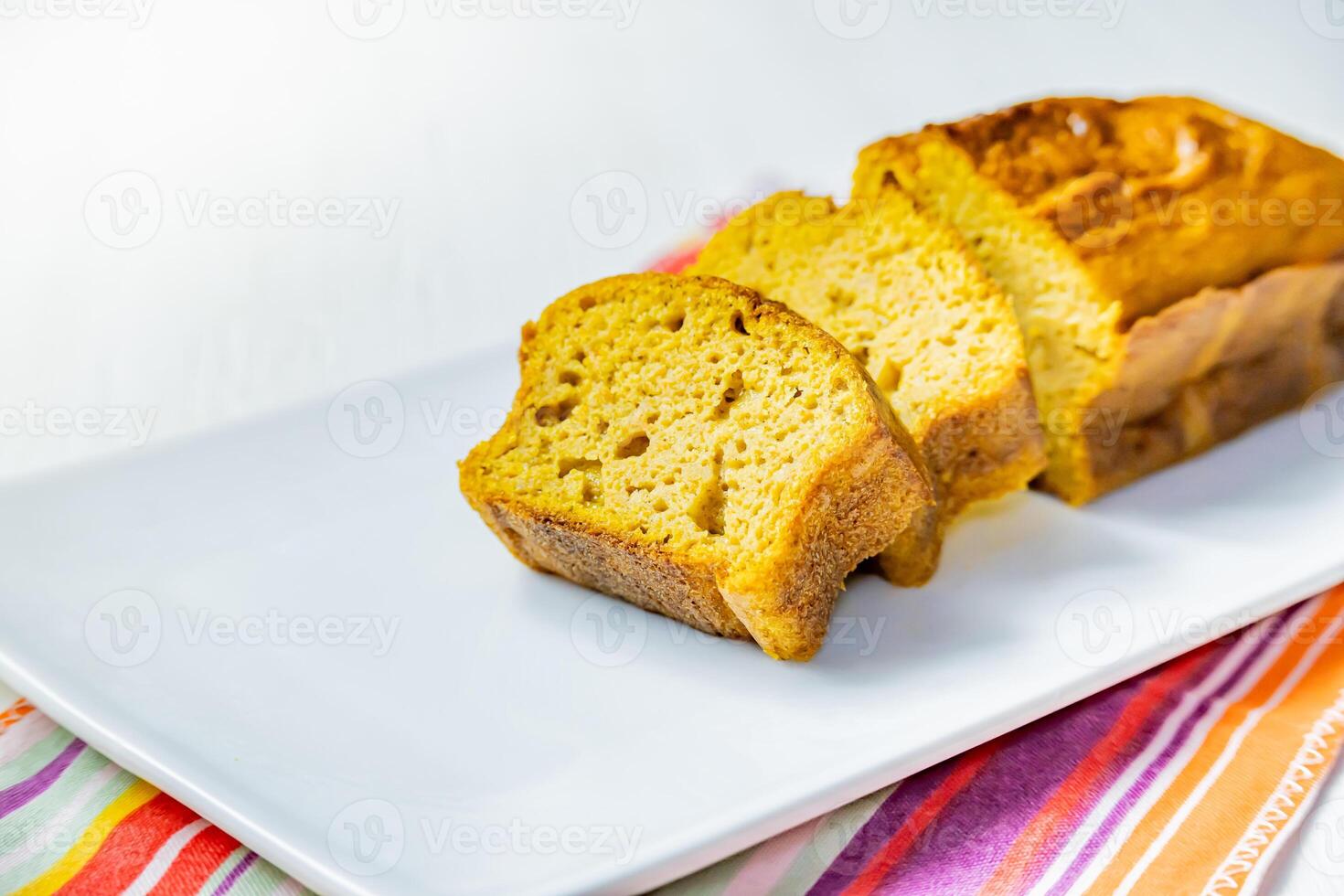 Carrot and cinnamon cake. Healthy vegan food. photo